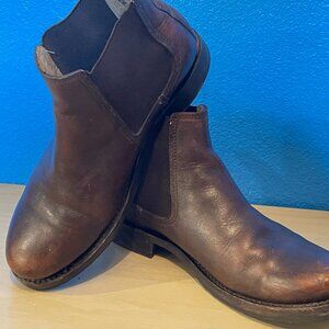 Brown Frye Chelsea Boots Size 7